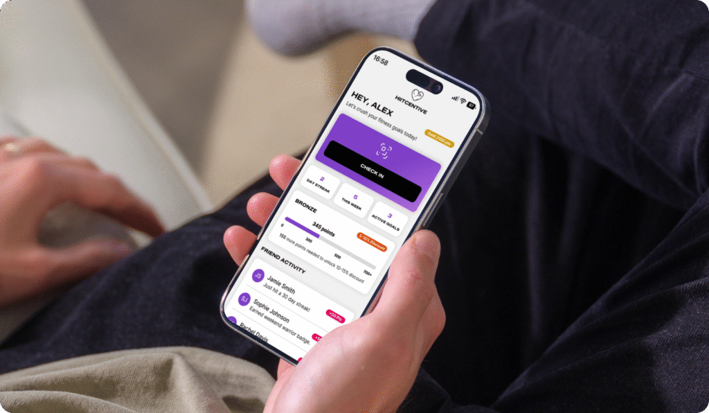 A member viewing their progress in the HiiTcentive app